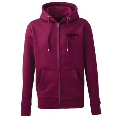 Zip Hoodie - Black Print Thumbnail